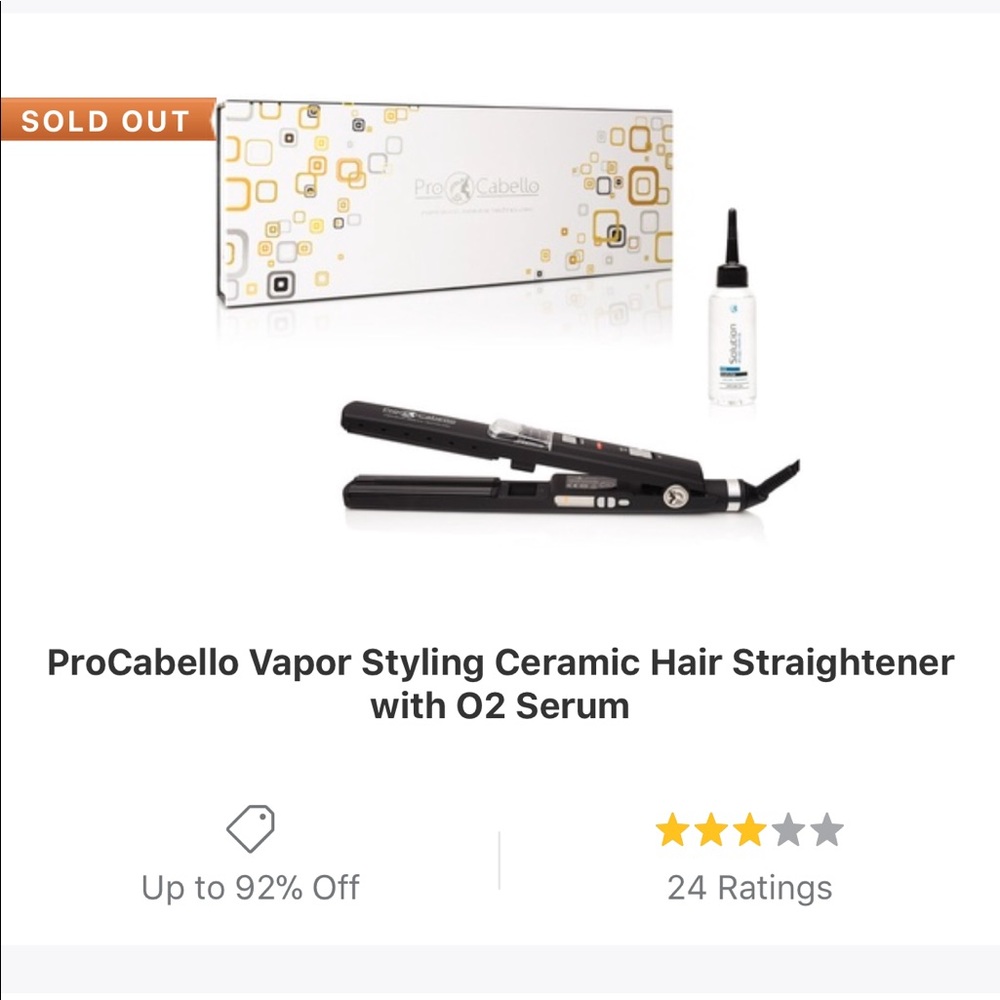 Ceramic flat iron